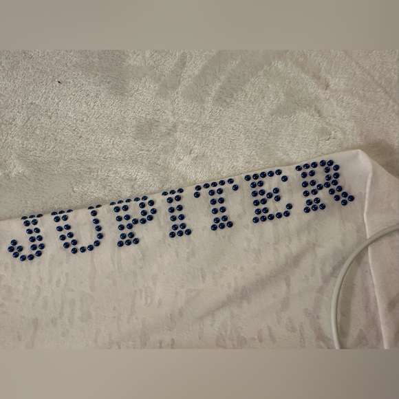 Sea Salt women’s small hoodie. Rhinestone anchor & studded Jupiter (Florida) - Picture 3 of 11